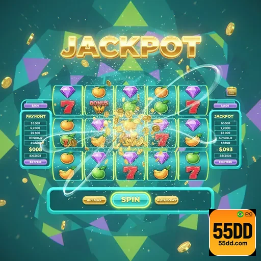 Imagem de slots com bônus de boas-vindas exclusivos na 55dd Brasil